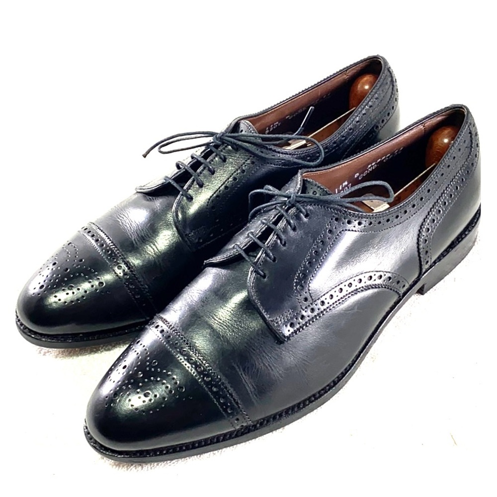 ALLEN EDMONDS Sanford Brogue Derby Cap Toe Oxford